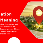No Location Found Meaning