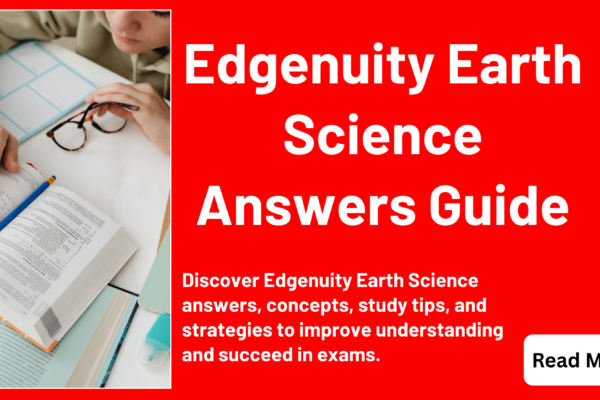 Edgenuity Earth Science Answers