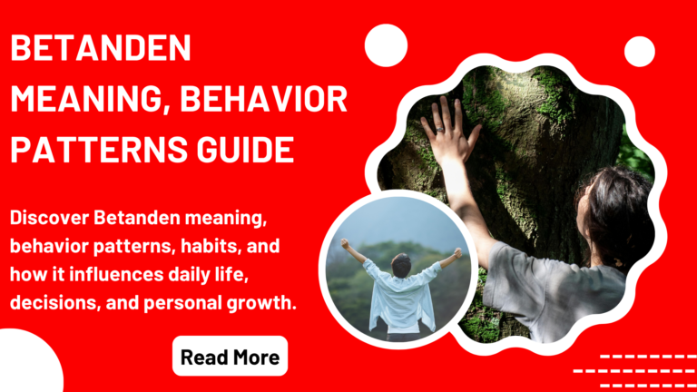 Betanden: Behavior Patterns, Meaning, And It Effect On The Modern Life